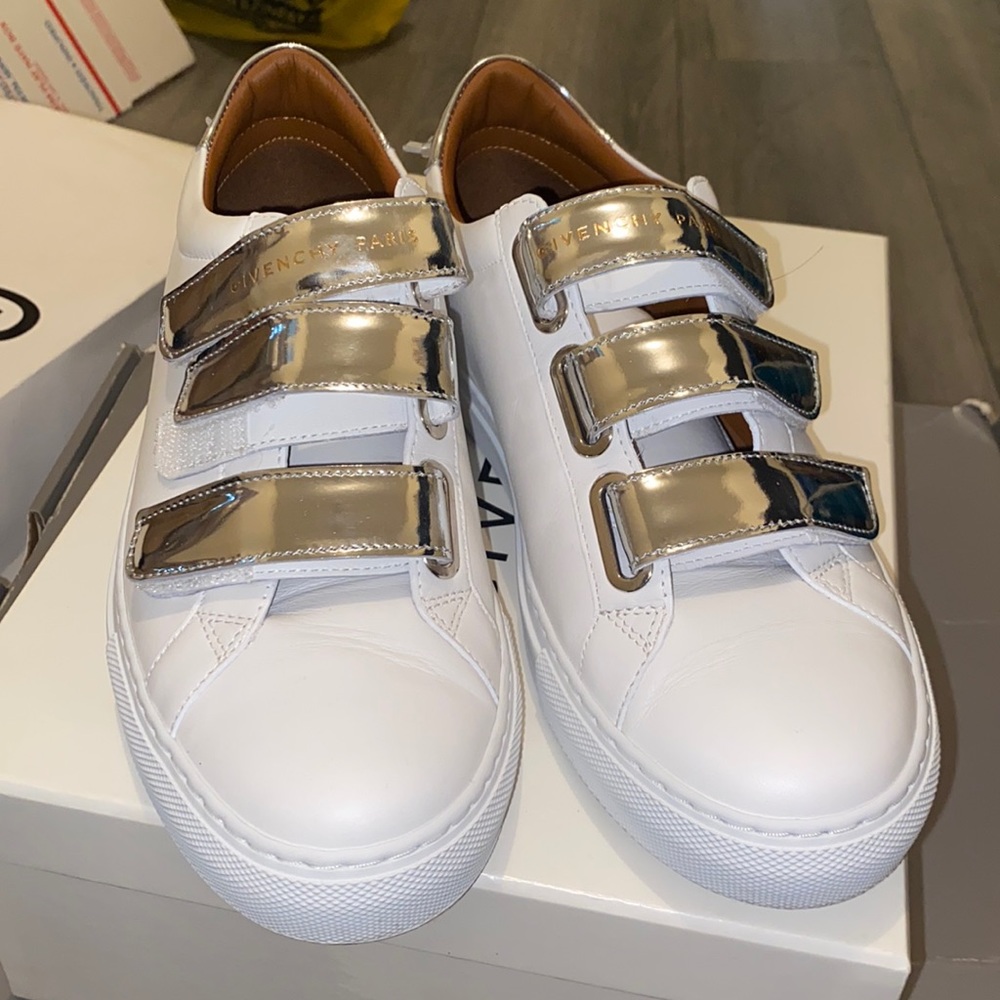 Givenchy Sneaker w/ Chrome Velcro Strap